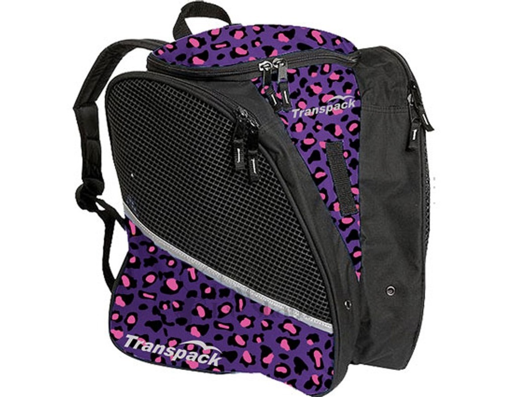 Transpack Skate Bag Leopard Prple Pink Love Ice Skating