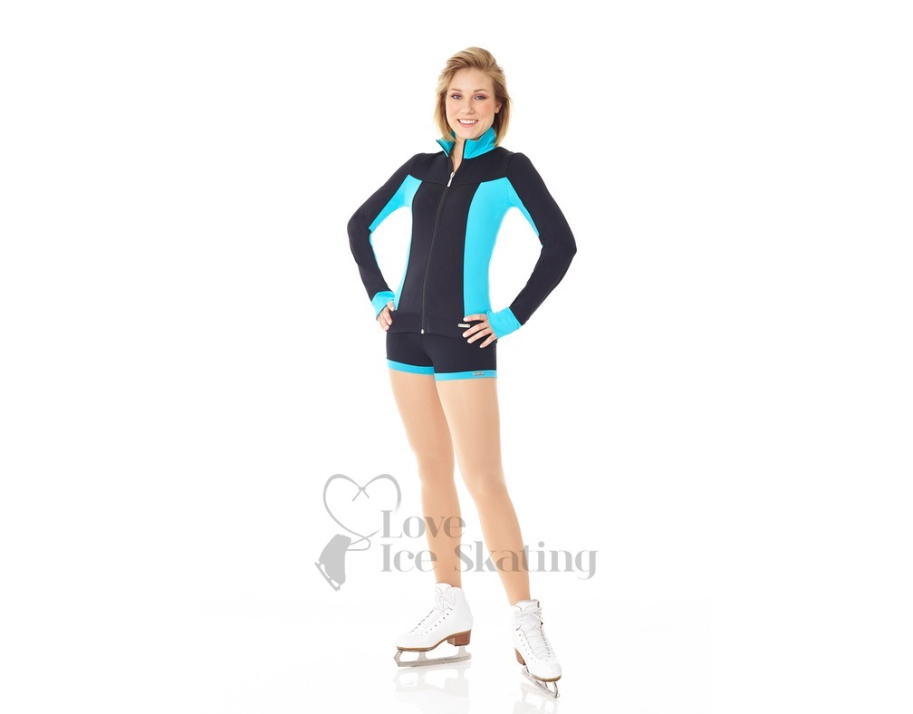 Mondor Ice Skating Shorts 4810 S1 Aqua Love Ice Skating