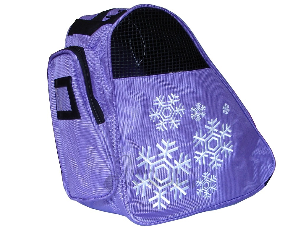 Snowflake Design Purple Ice Skate Bag Love Ice Skating