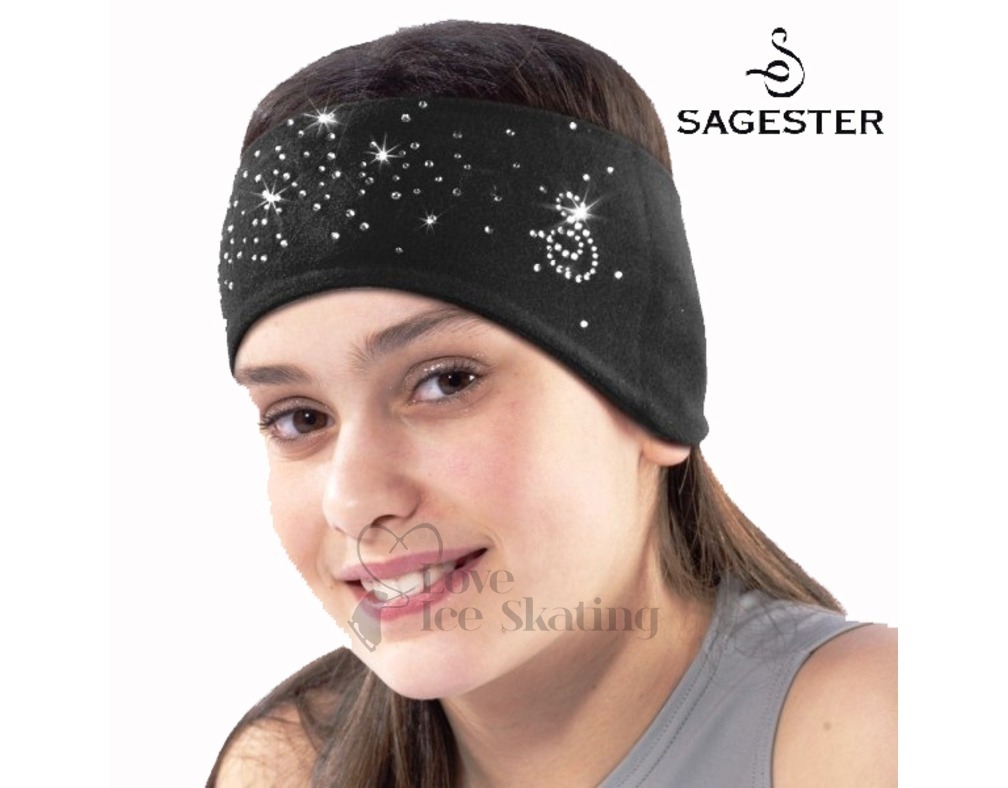 Sagester Figure Skating Headband - Love Ice Skating